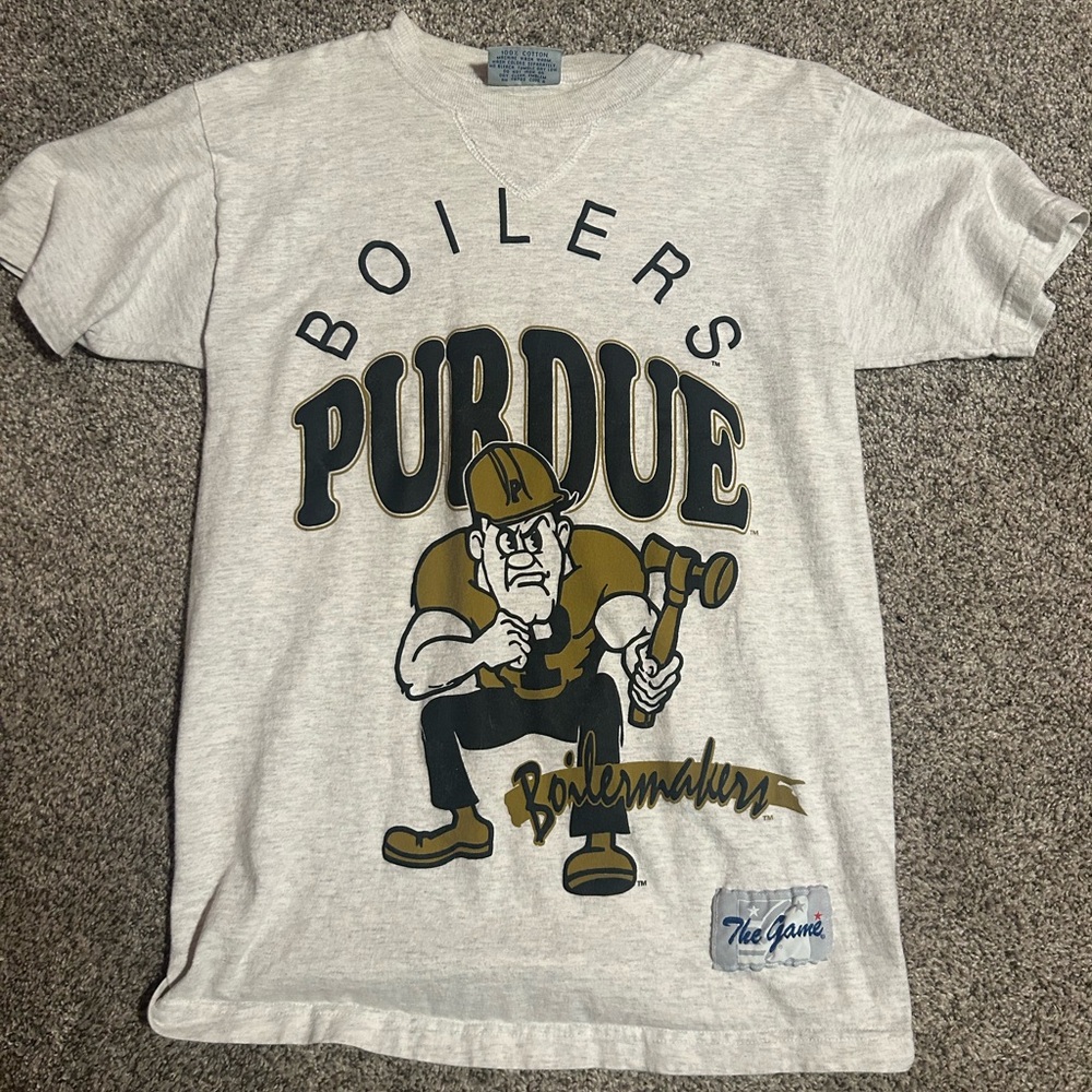 The Game Cream T-Shirt with Black Print